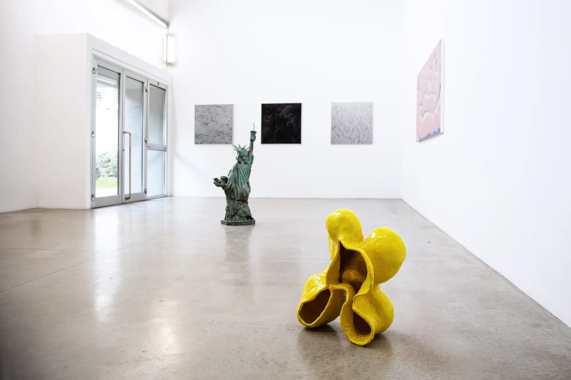 DAPOTTERY ceramic work installed in a bright contemporary gallery